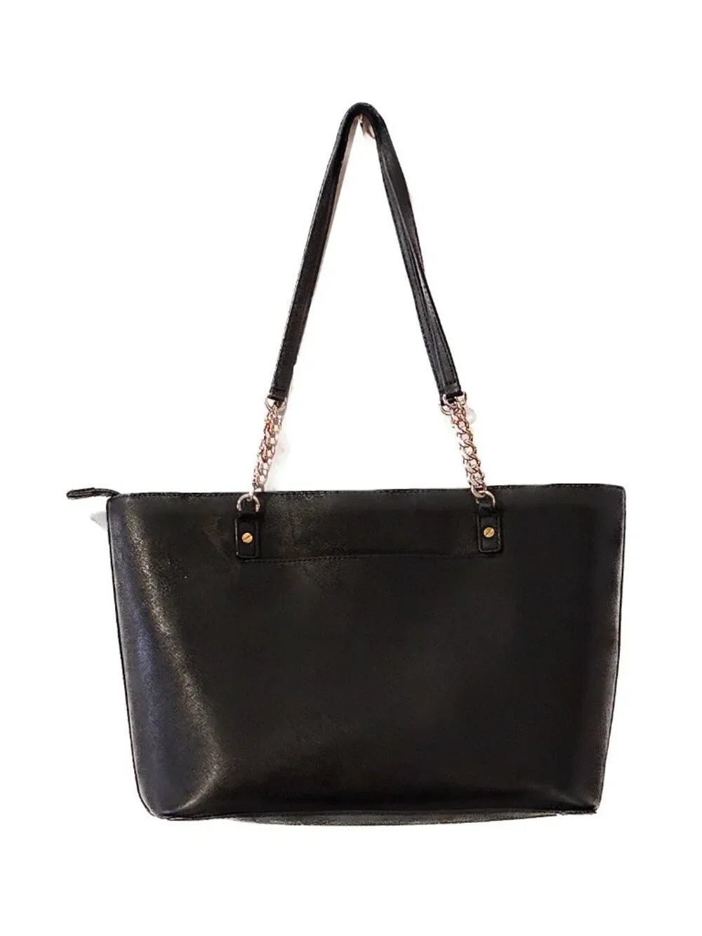 MICHAEL Michael Kors Jet Set Medium Chain Tote Bag – Black Saffiano Leather